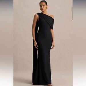 Club L London Black Maxi Dress